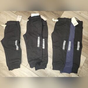 Kids Black Jogger Pants